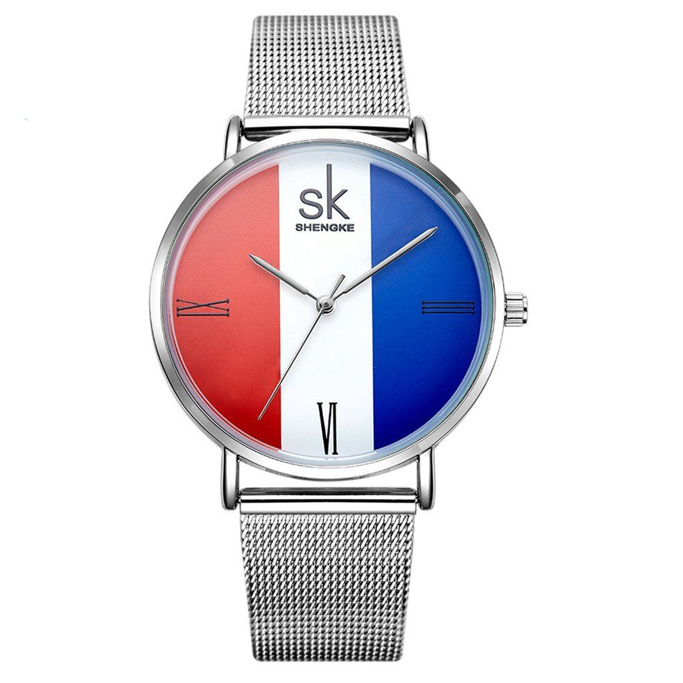 Fashionable Ladies Stainless Steel Wrist Watch Casual Quartz Watchk0061L