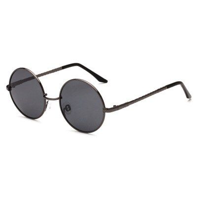 cc12021 Vintage Men Sunglasses Women Retro Punk Style Round Metal Frame Colorful Lens Sun Glasses Fashion Eyewear Gafas sol mujer