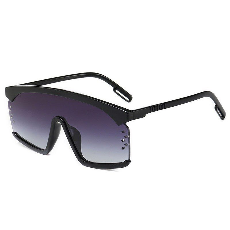 C1One pieces Oversized Luxury sunglasses women 2019 Brand designer Gradient Color sun glasses male shades goggle oculos de sol
