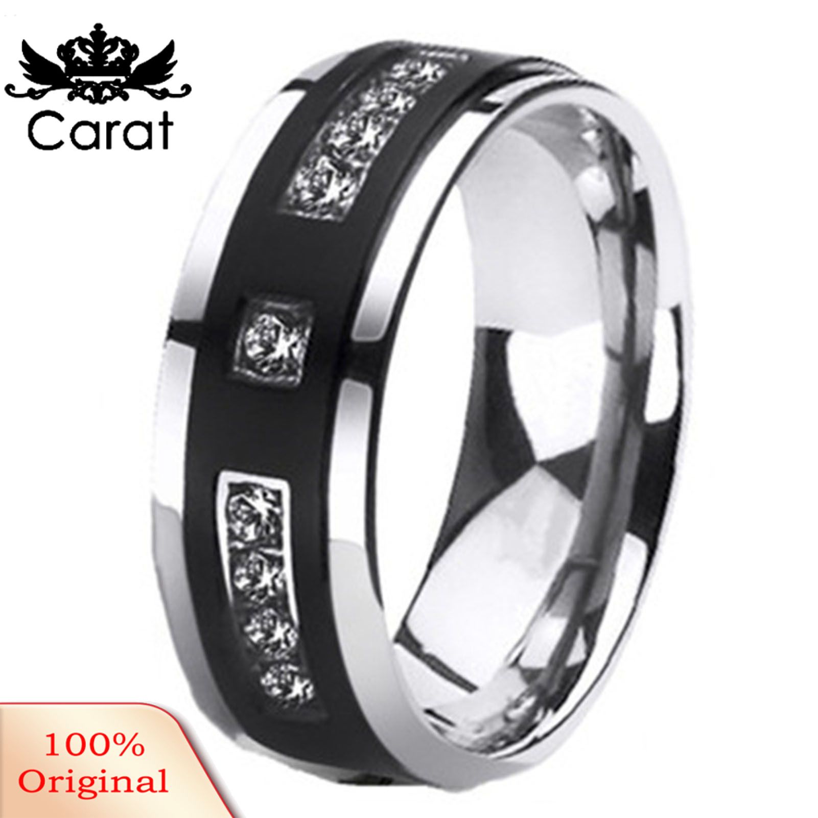 Wedding Ba Exquisite ury Cubic Zirconia Couple Rings