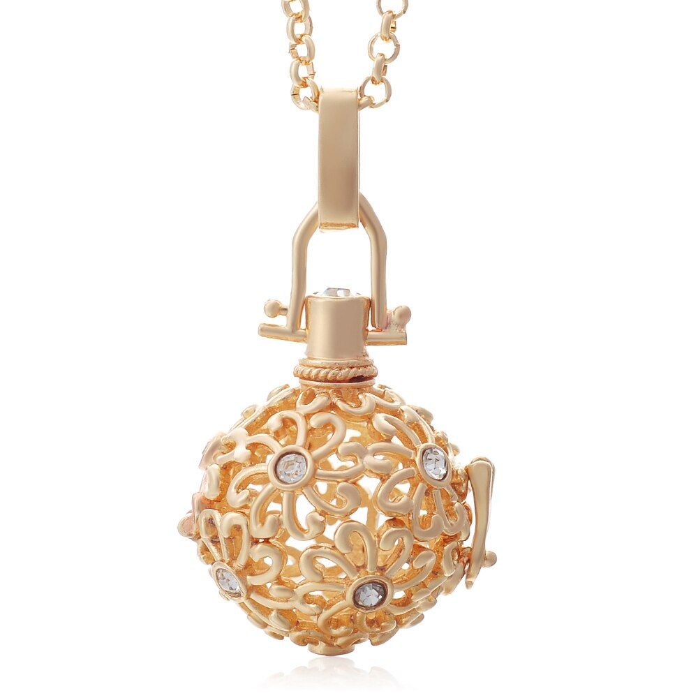 10pcs/lot Harmony Bola Locket Cage Pendant for Angel Caller Chime Ball Mexcian Bola Floating Lockets Charms