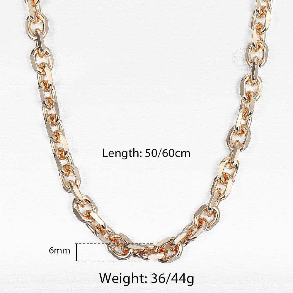 585 Rose Gold Necklace For Women Men Venitian Curb Snail Foxtail Link Chains Womens Mens Gold Filled Necklaces Wedding gift CNN1