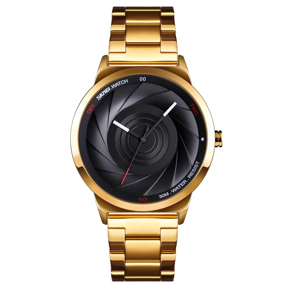 Fashion Watch Men Brand SKMEI Quartz Watches Luxury Stainless Steel Mens Watch Waterproof Clock Relogio Masculino Zegarek Meski