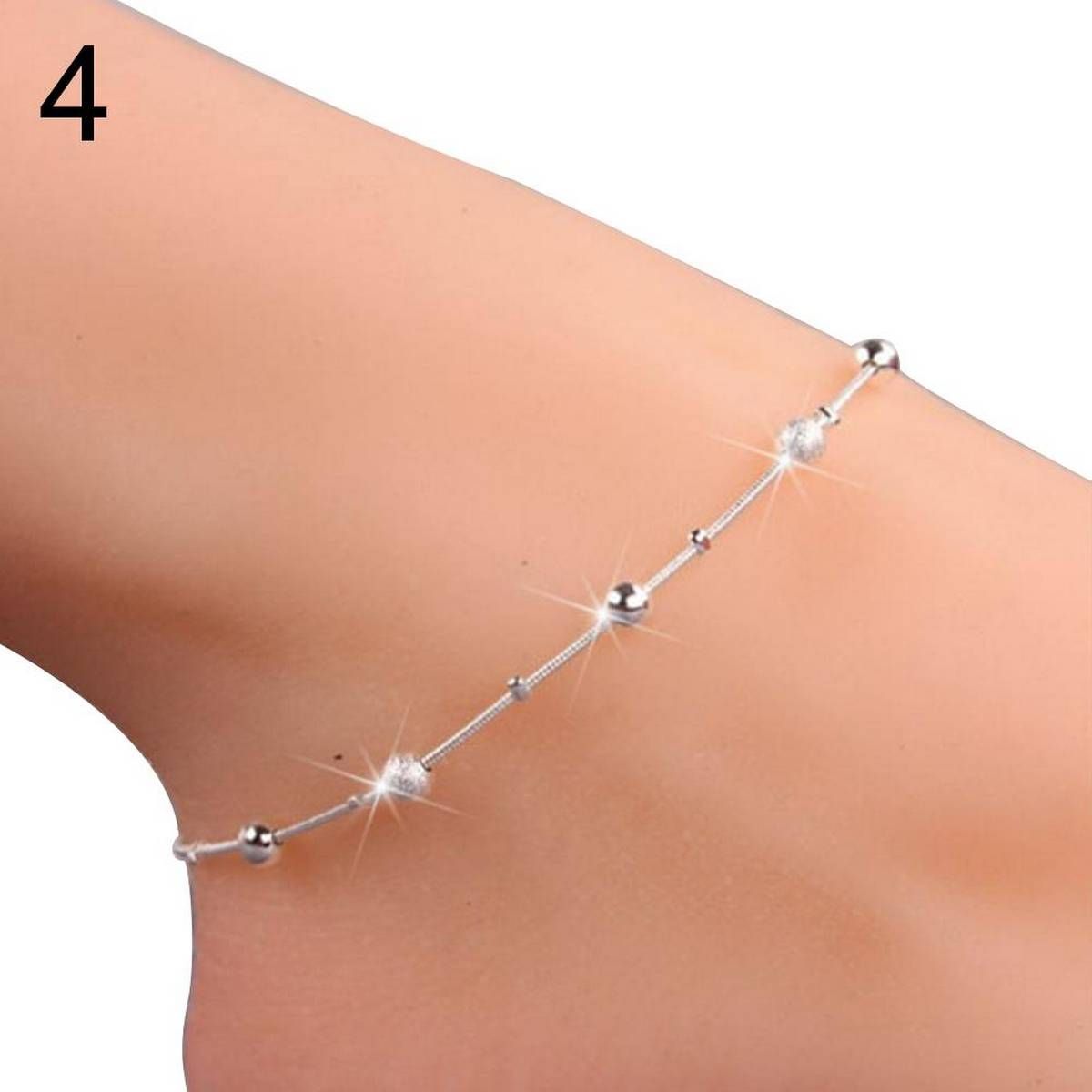 Single/Double Layer Star Ball Leaf Cross Charm Anklet Summer Lady Ankle Bracelet