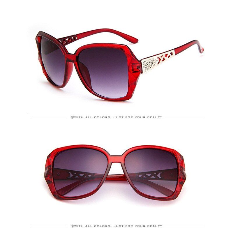 YJHH001104513TTLIFE 2019 Fashion Big Frame Sunglasses Women Luxury Sun Glasses For Women Travel Oculos De Sol Gafas Classic Vintage Ladies