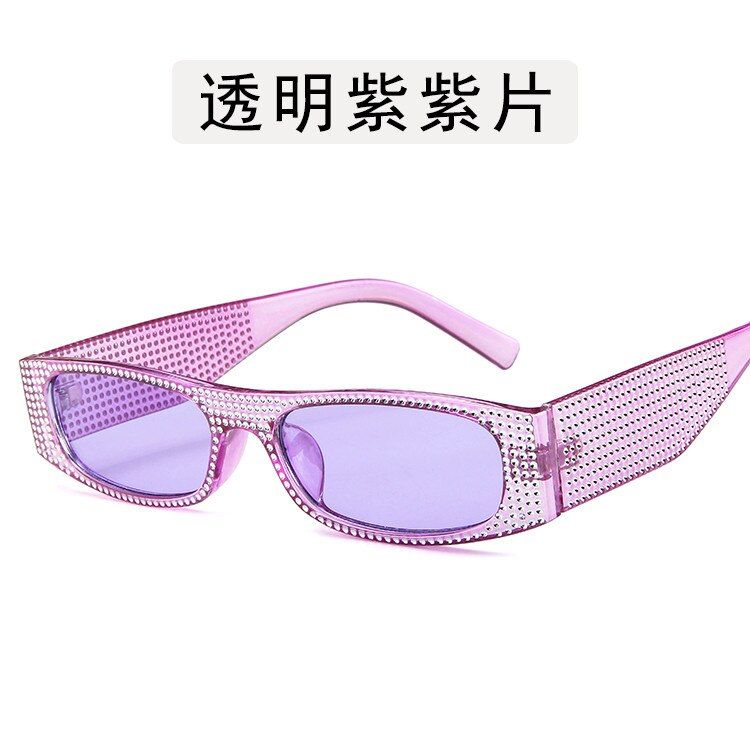 c3vintage small rectangle quay sunglasses women 2019 red yellow purple tiny rhinestone bling glasses oculos retro