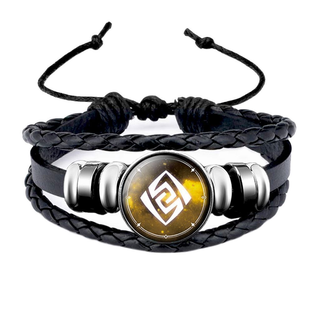 Genshin Impact Bracelets Game Cosplay Prop Eye God Water Wind Thunder Fire Rock Ice Element Bracelet Jewelry Gifts