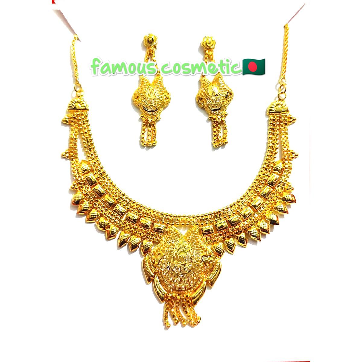 Gold Plated Necklaces Set for Women