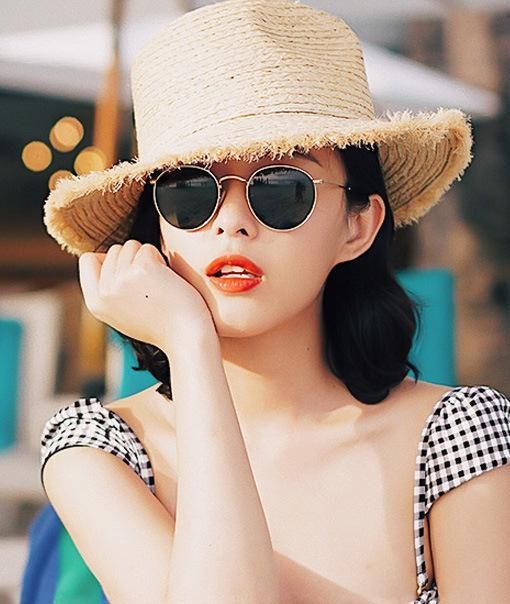 Retro Round Metal Hippie Sunglasses