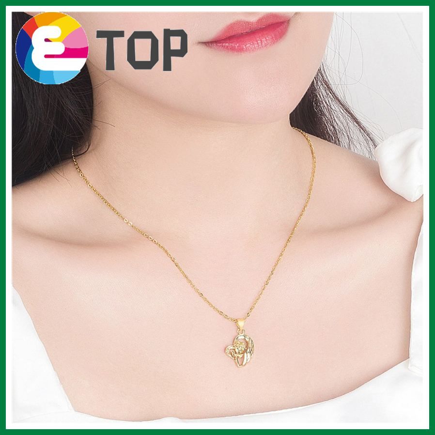 Jewelry K Copper Gold Plated Hollow Flower Pendant Gold Plated Pendant Imitation Gold Rose Flower