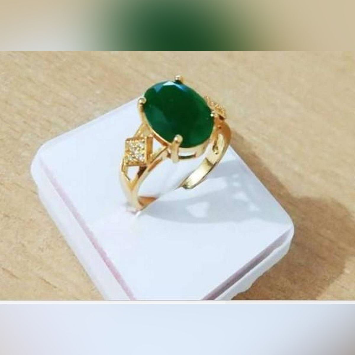 Beautiful Stone gold plated ring