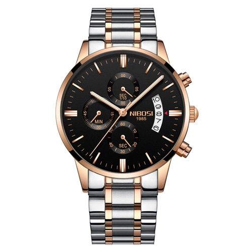 NIBOSI Relogio Masculino Mens Watches Top Brand Luxury Quartz Watch Men Sport Wristwatches Saat Metal