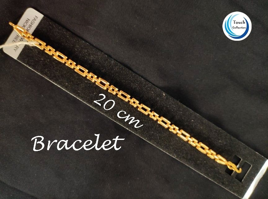 Bracelet Chain Golden Colour for Unisex Fashion Jewellery
