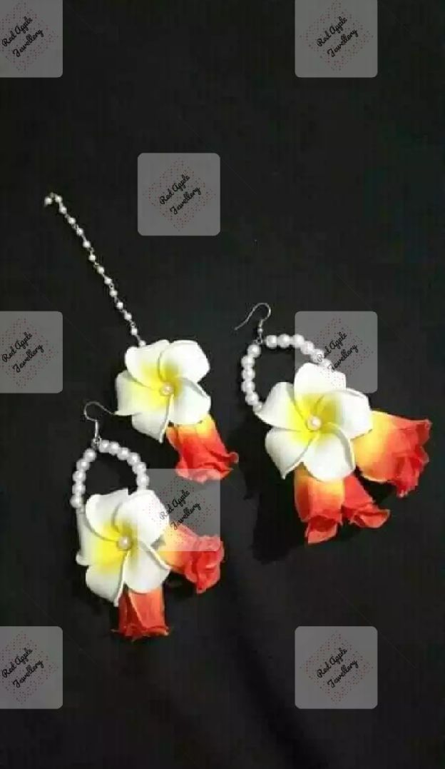 Artificial  Earrings  & Tikle Set