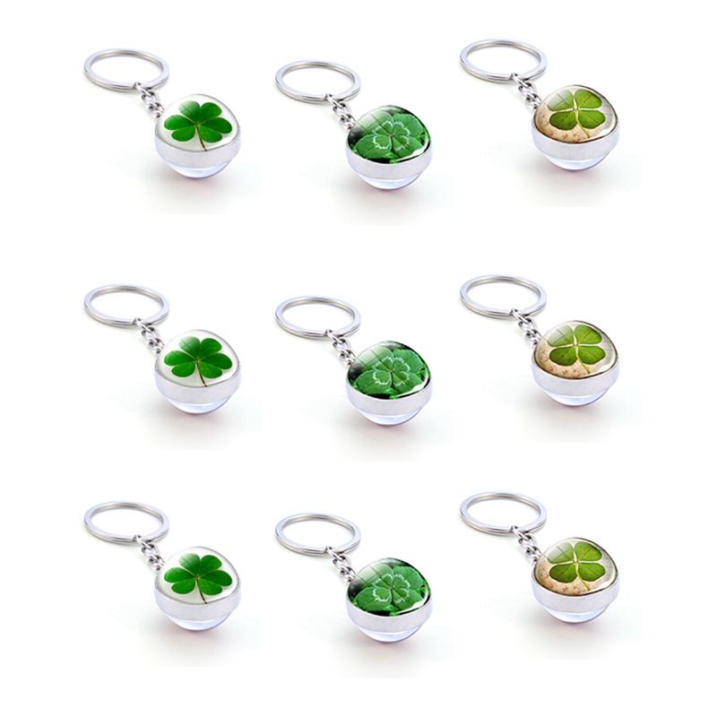Luminous Cr Keychain Cr Keychain Glowing Crystal Ball Key Chain St Patricks Day Gifts Irish Pendant Jewelry