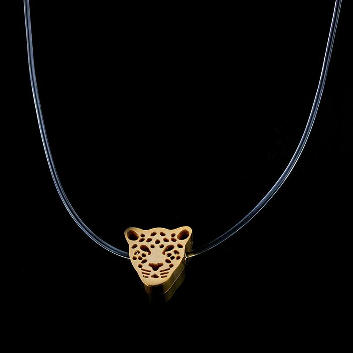 ZUUZ invisible chain necklace stainless steel jewelry accessories gold fashion pendant for women long jewels best friends