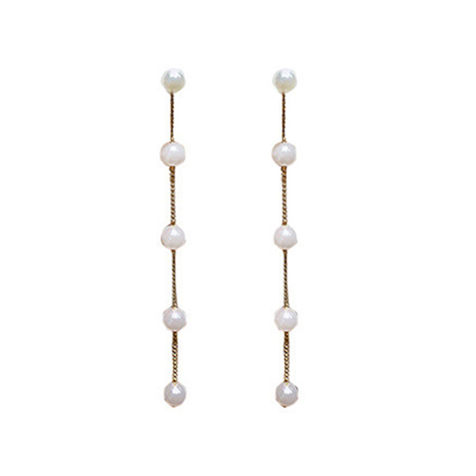 Female Earrings Attrtive Eye-catching Faux Pearl Earrings