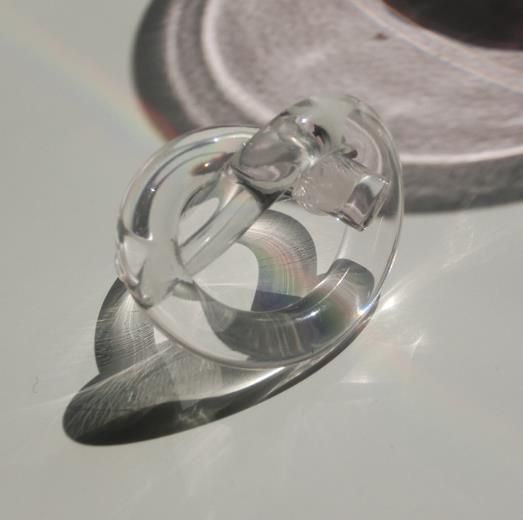 HUANZHI Modeling Must Have Clear Acrylic Twist Tie Heart Colorful Resin Transparent Irregular Rings for Women Girl Party Jewelry