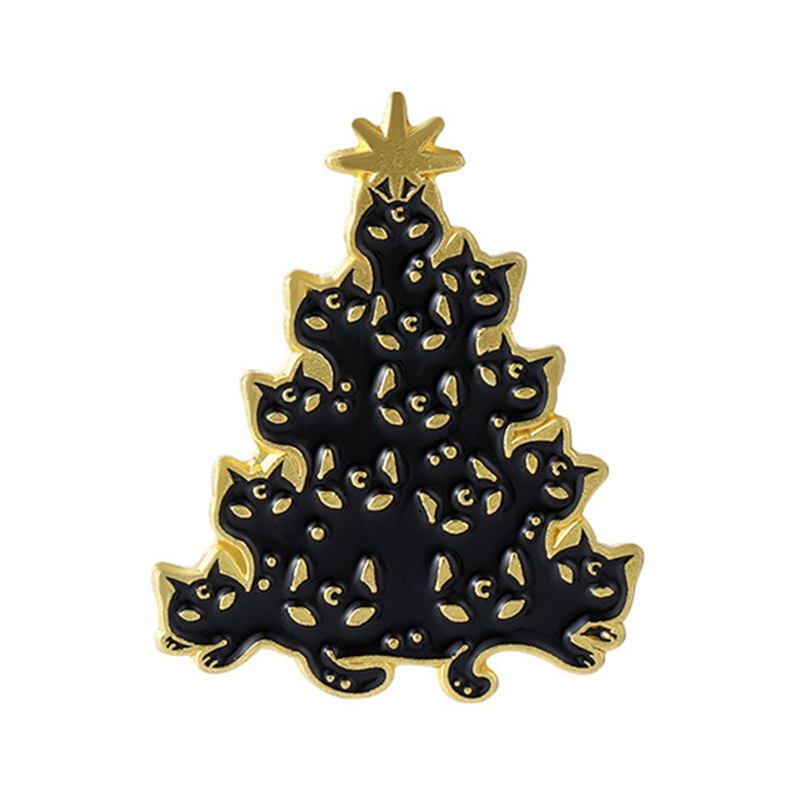 Lapel Brooch Bright Luster Exquisite Electroplating Brooch