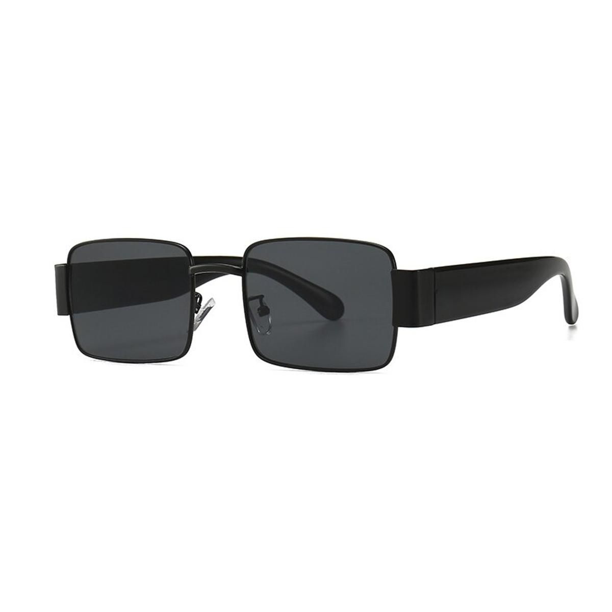 C6 black gray46115 Retro Steam Punk Square Sunglasses Men Women Fashion Shades UV400 Vintage Glasses