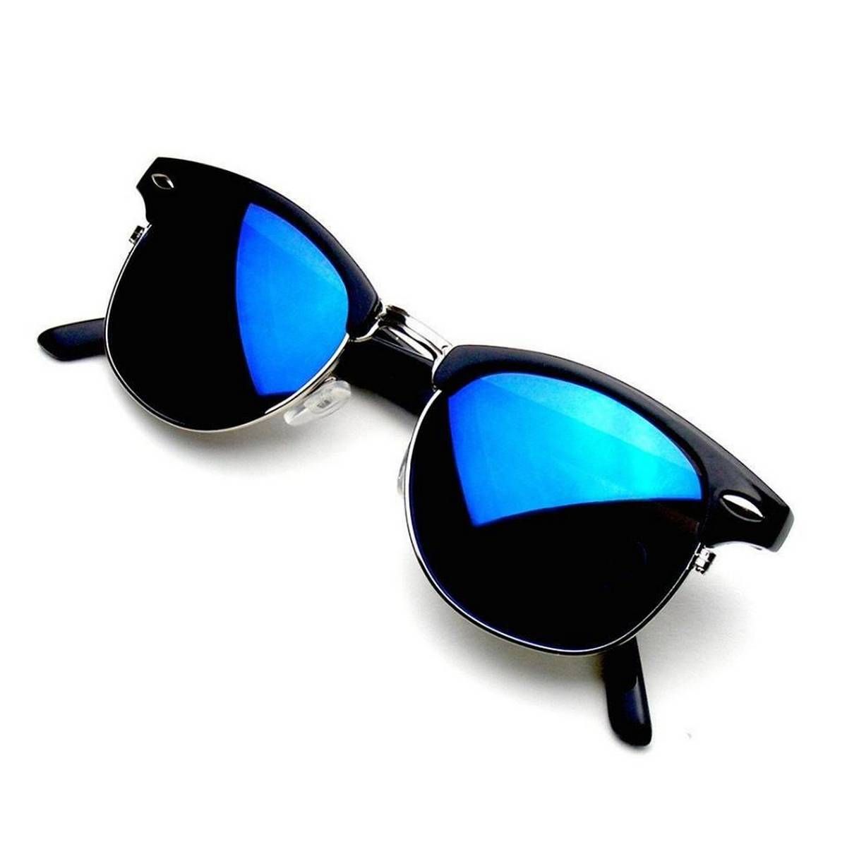 SODQW Aviator Sunglasses for Women Polarized Mirrored, Large Metal Frame, UV 400 Protection