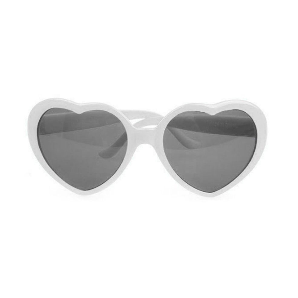 Fashion Heart Shape Sunglass Lovely UV400 Mirror Sun Glass Kids Adults Eyewear