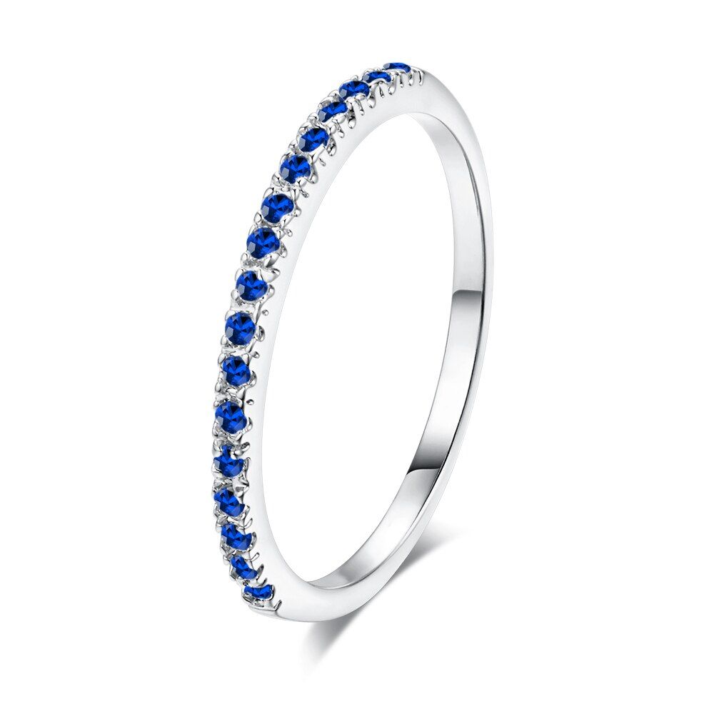 Concise Crystal Finger Ring For Women Silver Color Fashion Brand Austrian Crystal Micro Pave Jewelry DWR133