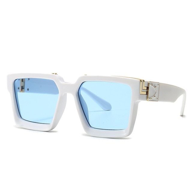 CCspace 46167 S&L Size Square Luxury COOL Sunglasses Men Women Fashion UV400 GlassesLargeFrame