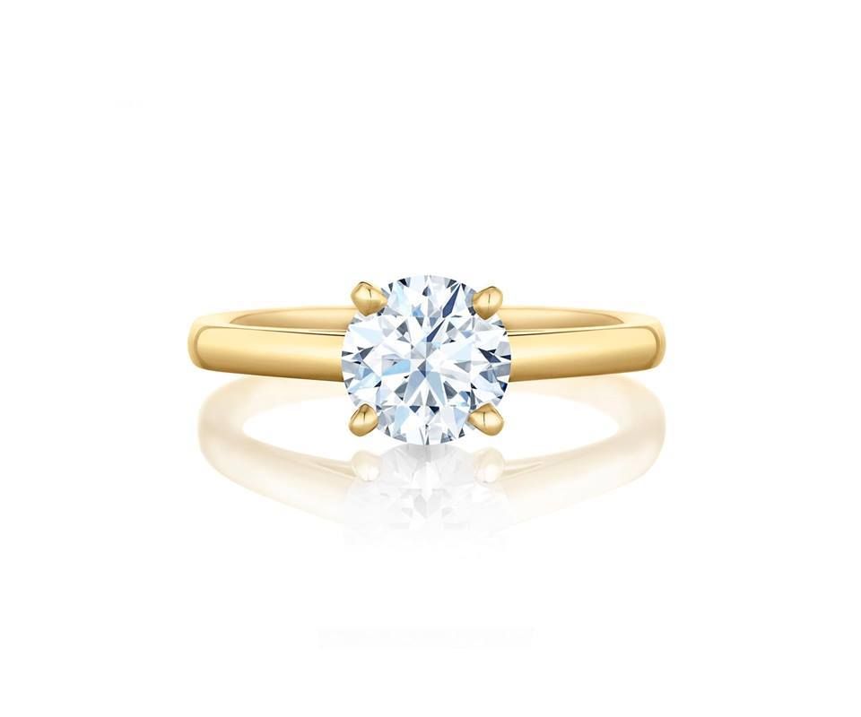 Rose Gold Plated hion Design Twin finger Ring