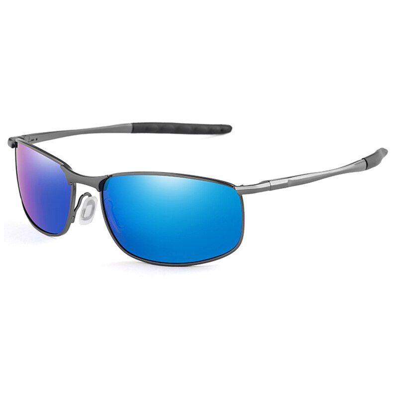 2Brand Polarized Sunglasses For Men Metal Square Driving Sun Glasses Male Vintage UV400 Sunglass Shades Eyewear gafas de sol