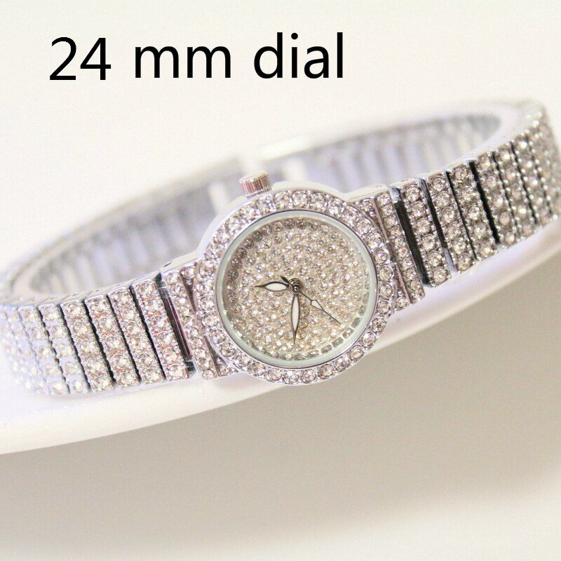 Women Luxury Watch Rose Gold Diamond Dress Watches Ladies Stainless Steel Fashion Female Rhinestone Bling Quartz Watch Gift
