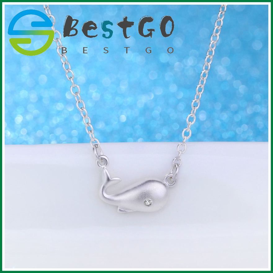 Whale Small Pendant Female Neck Necklace Temperament Korean Of The Simple Forest Series Wild Collarbone Chain Jewelry