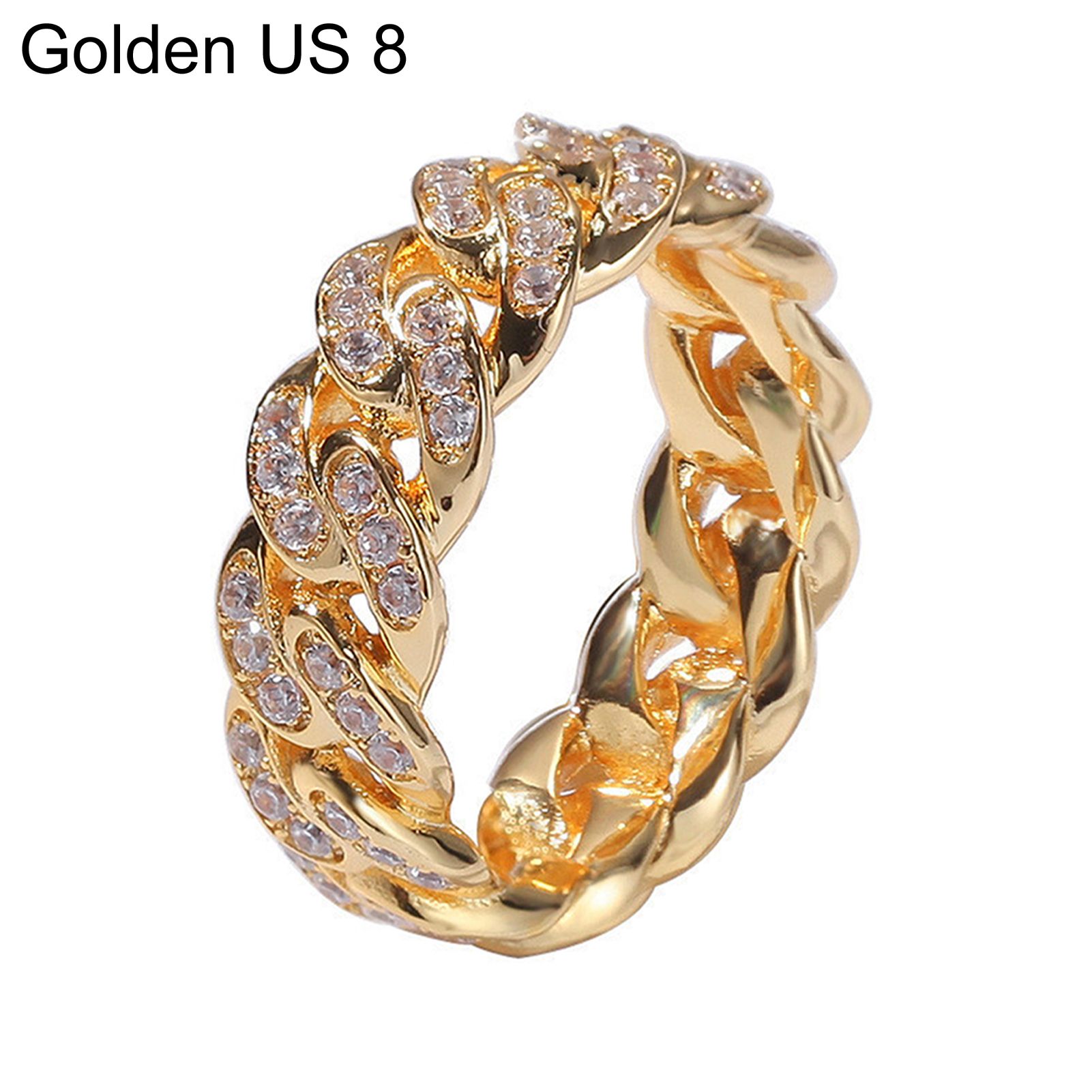 Fashion Twisted Ring Creative Ring Zirconia Alloy Finger Ring for Gift