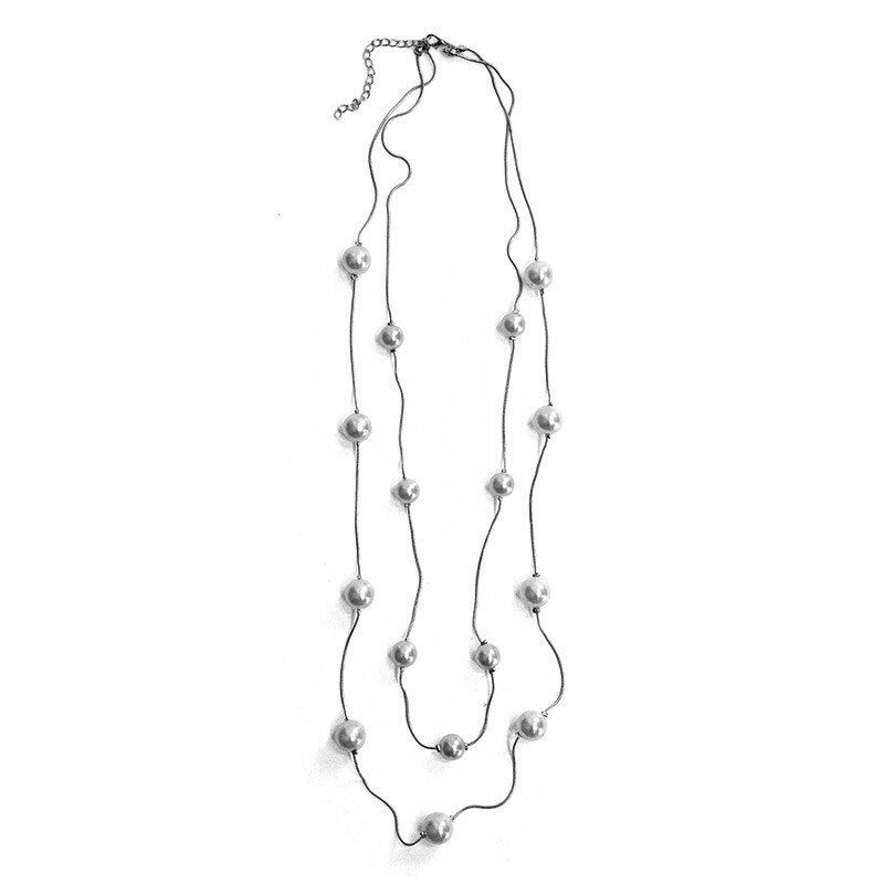 Fashion Long Pearl Pendant Necklace For Women High Quality Concise Design Chain Necklace Jewelry Wedding Party Necklaces Gifts