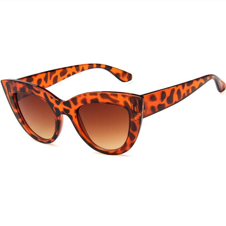 C112019 triangle black cat eye sunglasses women's luxury fashion brand design sun glasses women retro glasses UV400