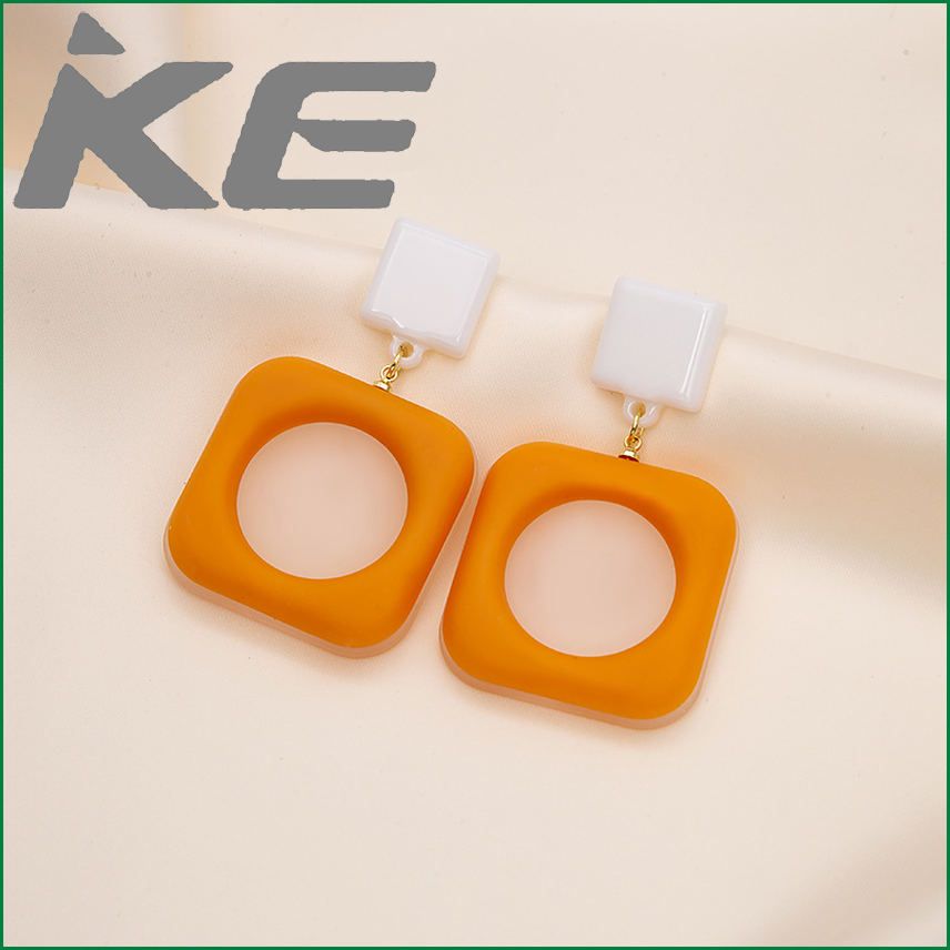 needle fashion simple quality geometric square earrings candy color delicate cute girl earrings female for gilrs for women low price