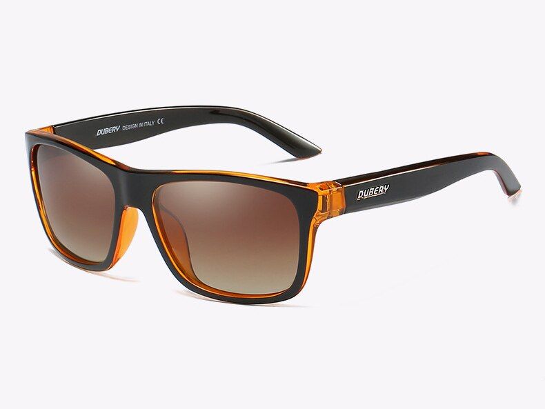 DUBERY 2021 New Popular Polarized Sunglasses Men Ultralight Square Sport Driving Sun Glasses Male UV Protection Design Unisex