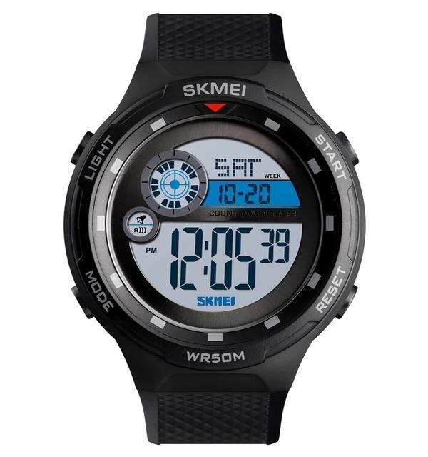 SKMEI 1465 Men's Digital Watch Fashion Outdoor Sports Waterproof Watch Digital Watch Alarm Clock Watch Men's Clock