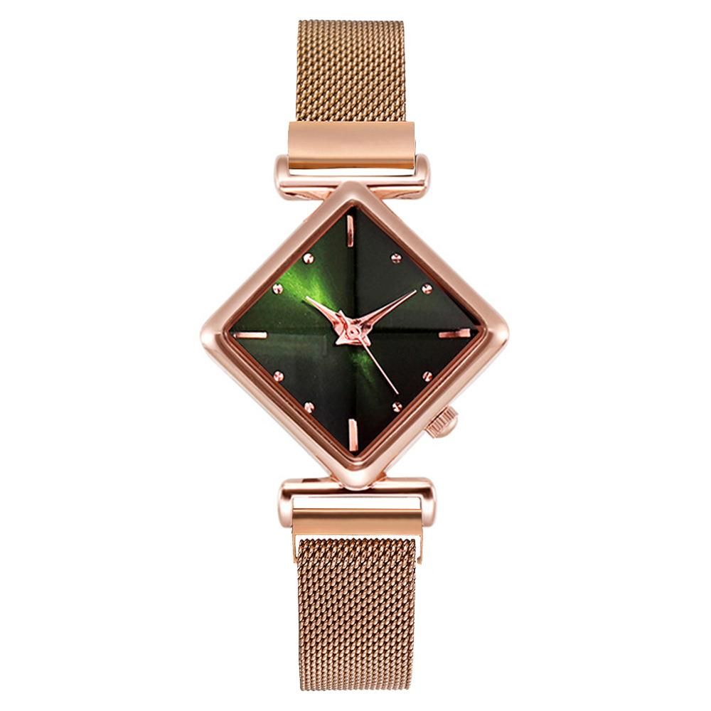 Women Magnetic Bracelet Watches Set Female Luxury Square Bracelet Quartz Wristwatches Ladies Dress Clock Relogio Feminino