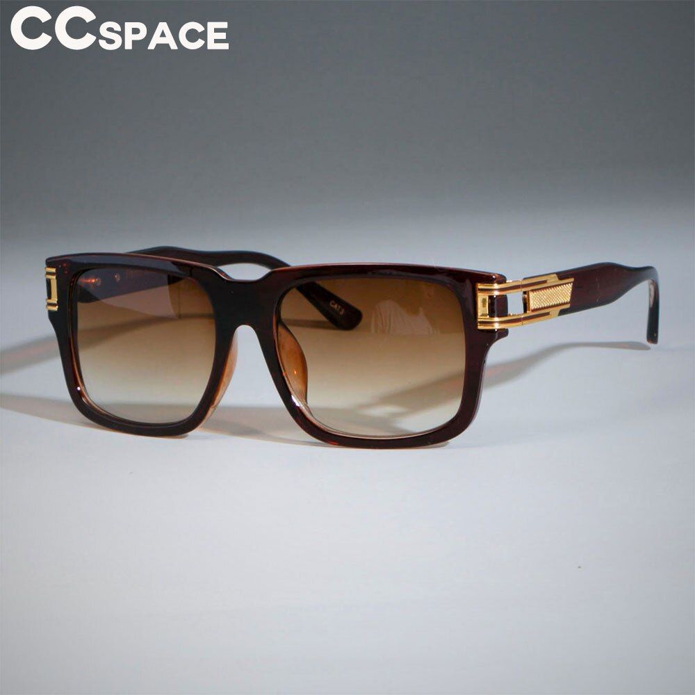 C2 brownOversized square sunglasses Vintage Glasses Men Women Glasses Frames Luxury quality SU139