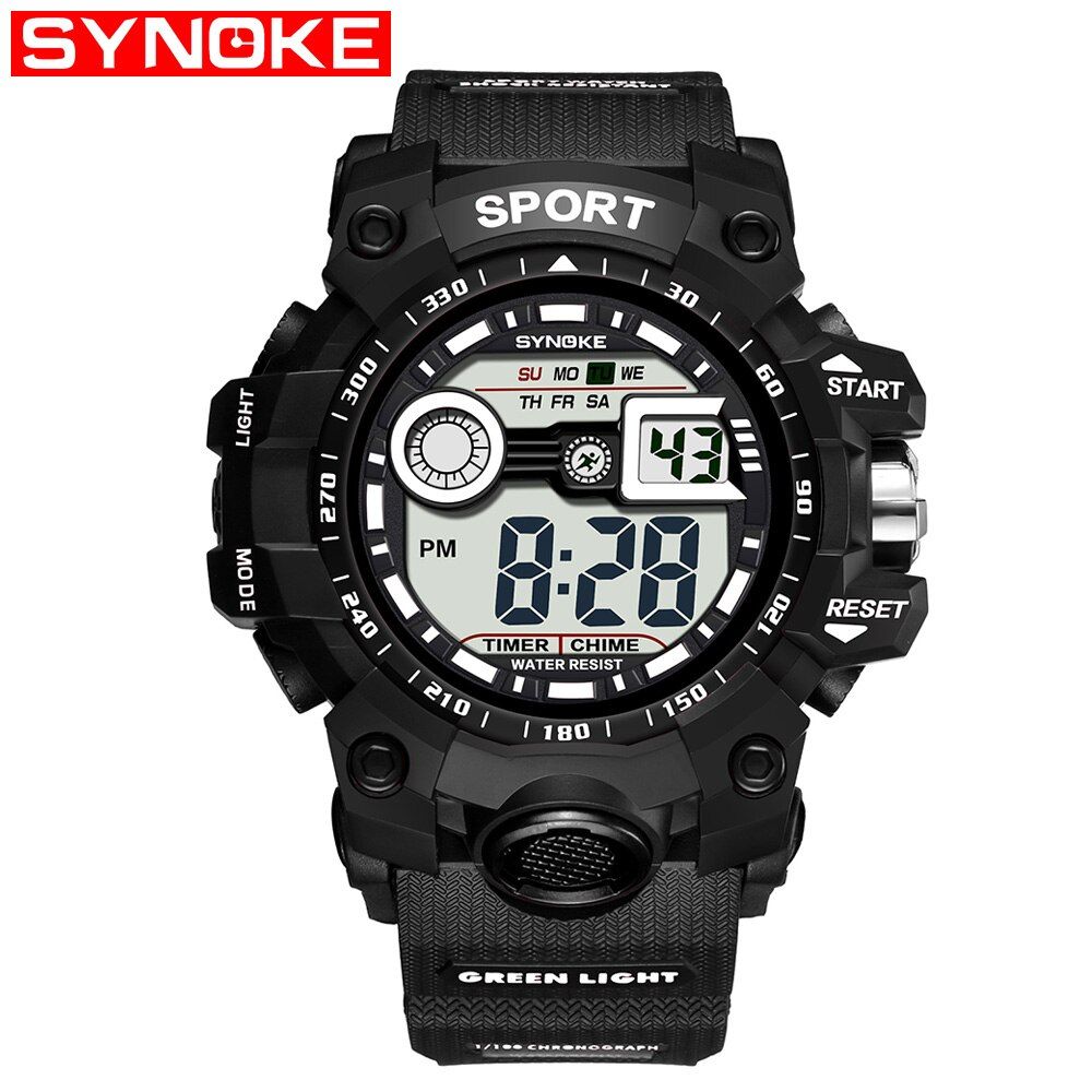 SYNOKE Montre Children Boys Student Luxury Brand Waterproof Sports Watch LED Digital Date Wristwatch Clock Fashion Relogio L30