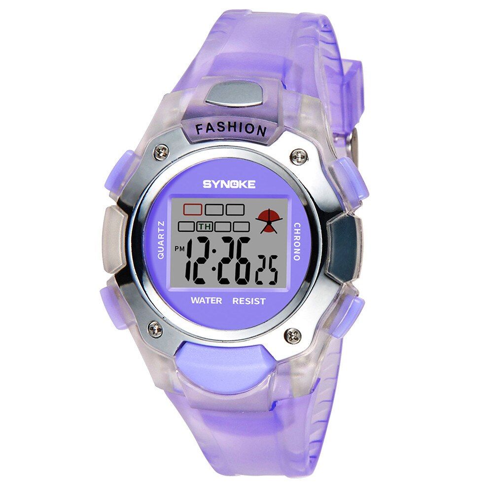 SYNOKE multi-function children 30M waterproof watch LED digital double action watch quartz sports leisure running birthday gift