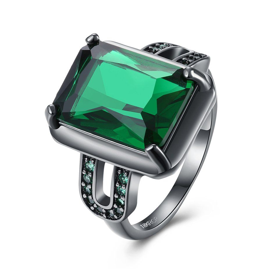 LKN18KRGPR1019 Women Geometric Shape Ring Wedding Bands for Anniversary