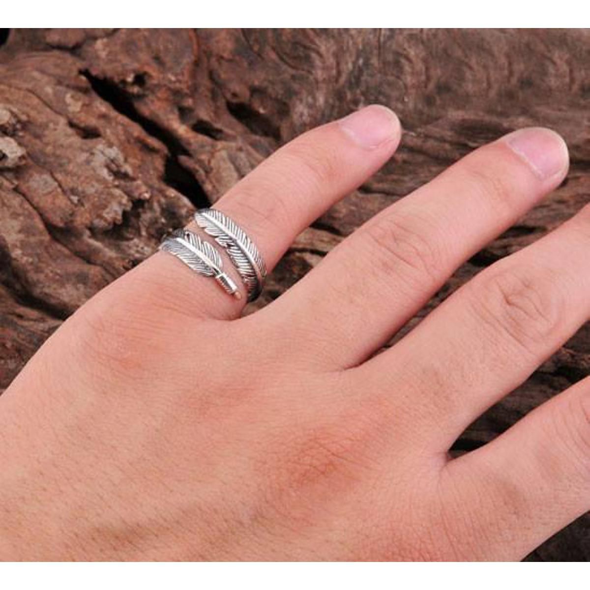 Classical Style Biker Ring - 1Pc