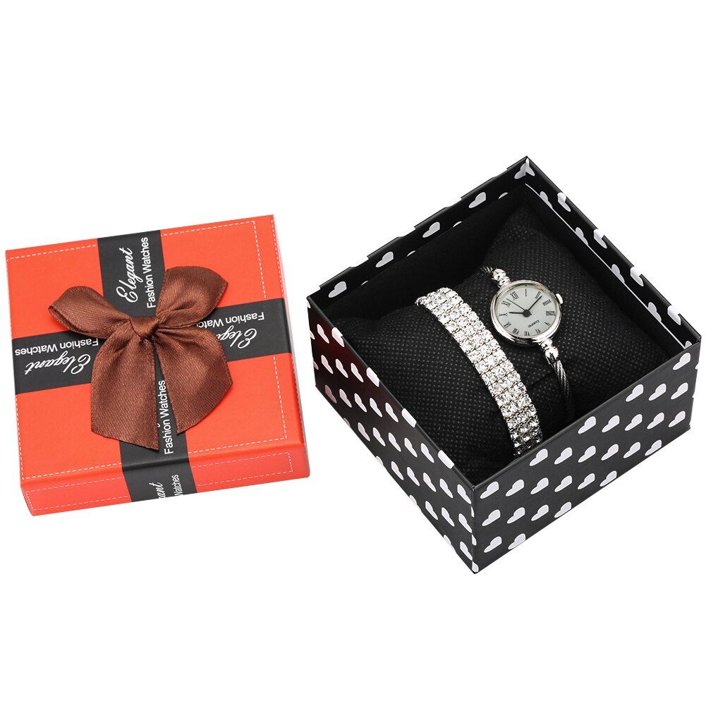 Women Watches Bangle & Bracelet Watch Set all Dial Steel Bangle Watch Bracelet Fashion Luxury Ladies Gifts Relgio Feminino