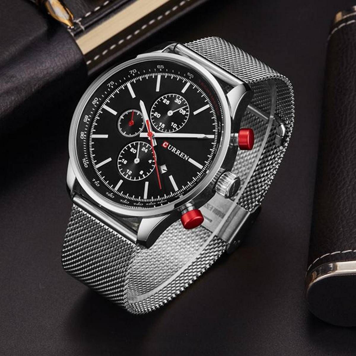 Curren Watch 8227 Original Curren Men's Watch Fashionable