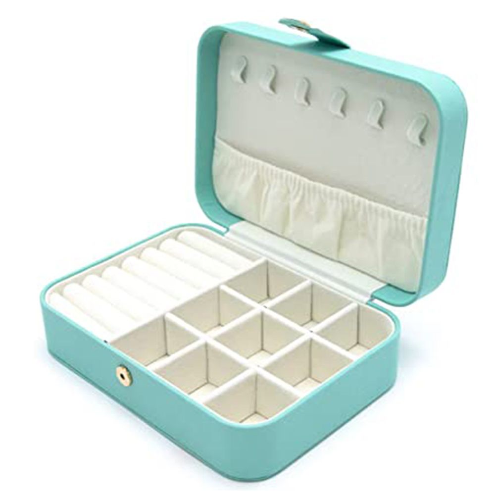 Portable Travel Jewelry Box Storage Rack Necklace Earrings Ring Bracelet, Waterproof Mini Jewelry Box, Ladies, Girls