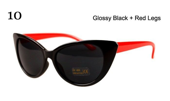 10New Fashion Vintage Cat Eye Sunglasses Women Luxury Retro Sun Glasses Big Frame Brand Designer Gafas Oculos De Sol Feminino R531