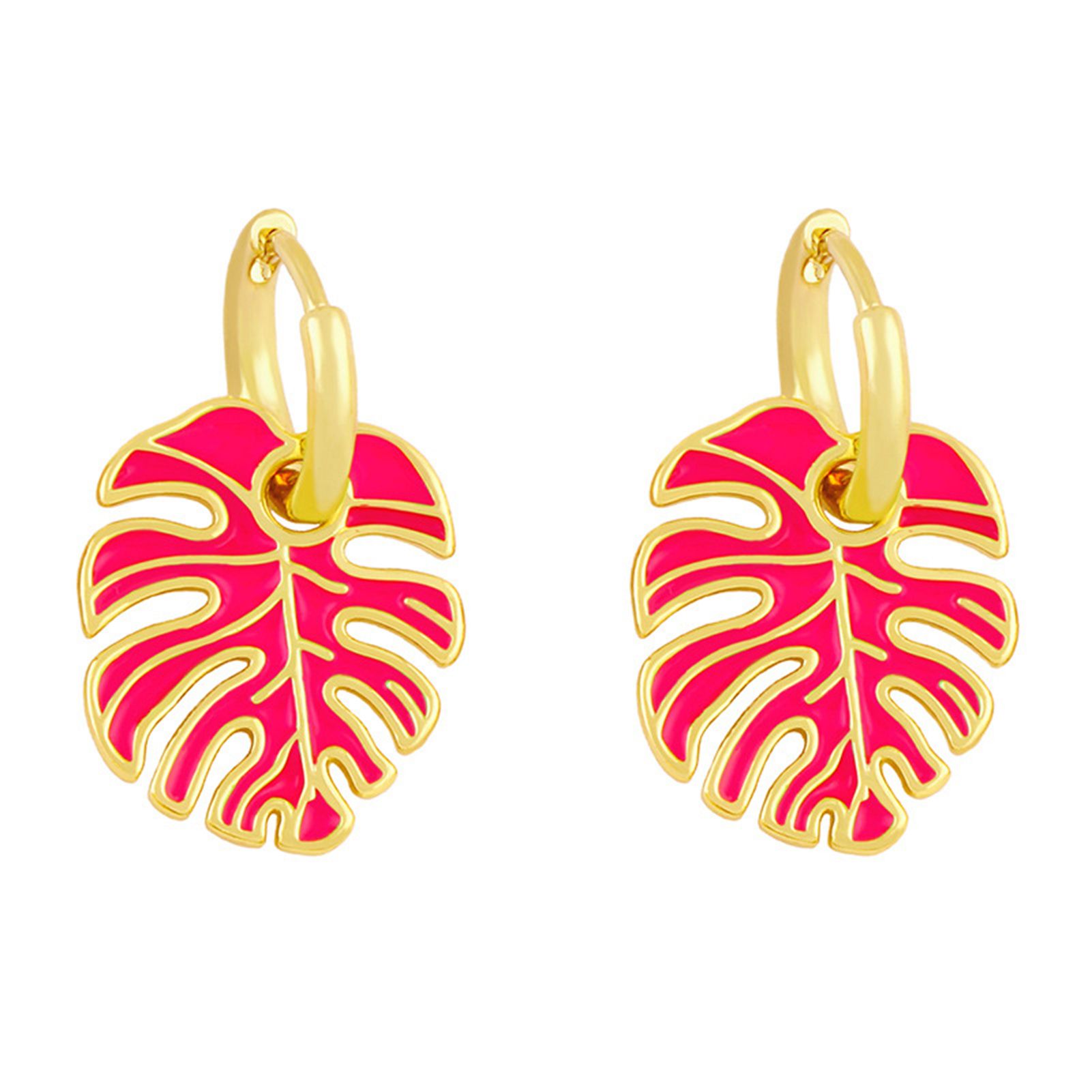 Hoop Earrings Shape Vintage Geometric Dangle Earrings
