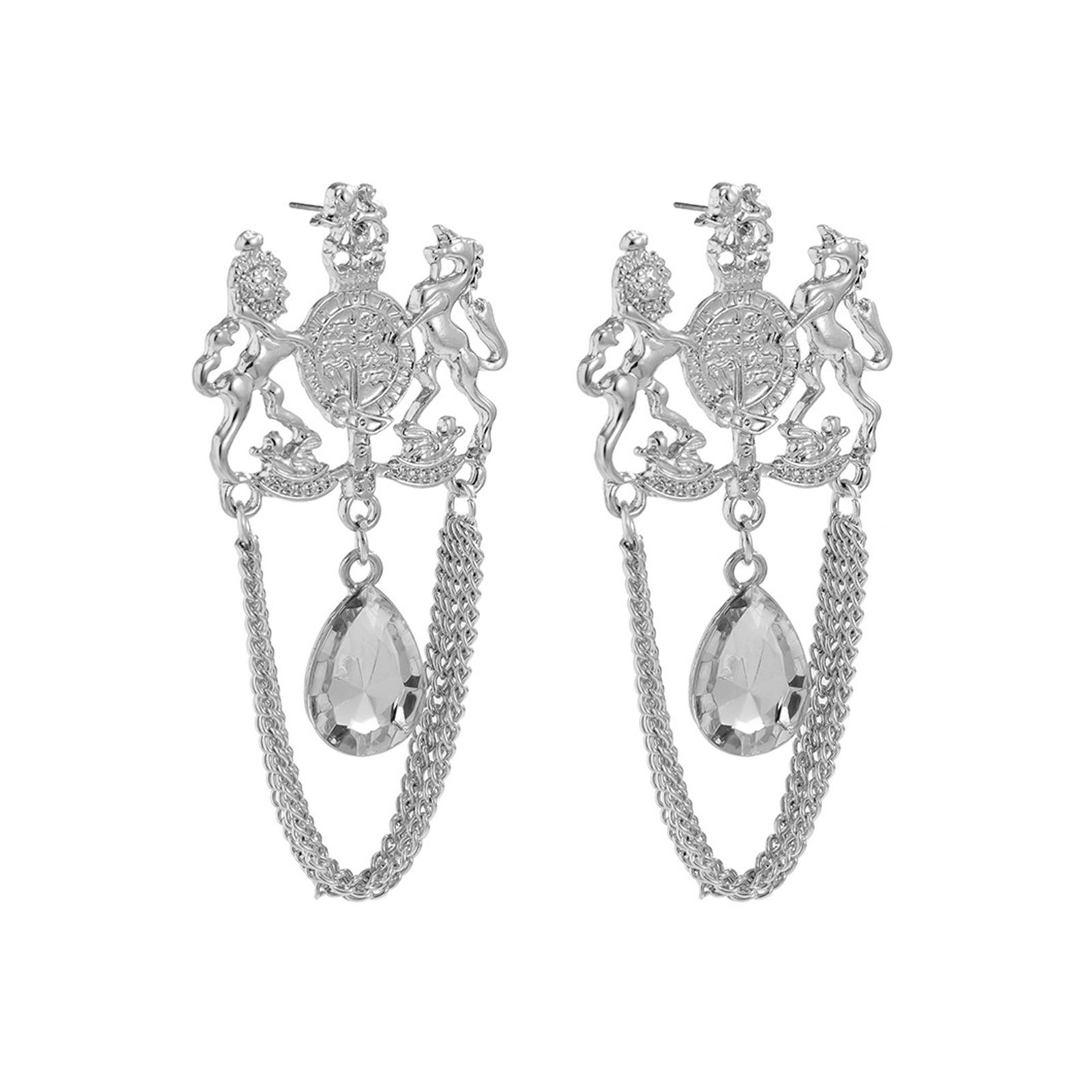 Drop Earrings Delicate Stylish Pale Female Stud Earrings